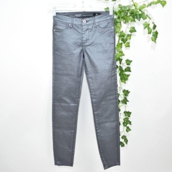 Anthropologie Denim - Adriano Goldschmied silver super skinny jeans 28